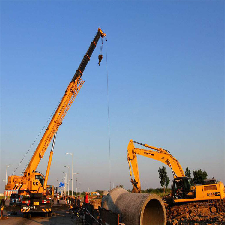 莱山25吨吊车吊8吨,最远吊多少米